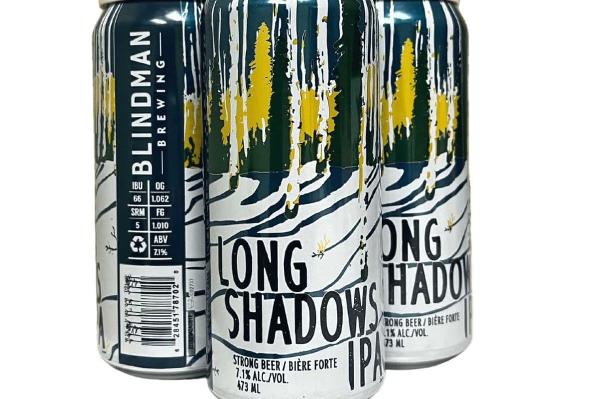 Blindman Longshadows IPA (4 x 473 ml Cans)