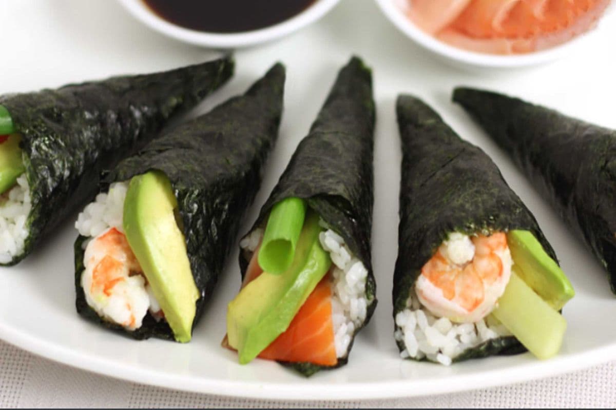 68.Ebi(shrimp)/cucumber Hand Roll (1 ites)