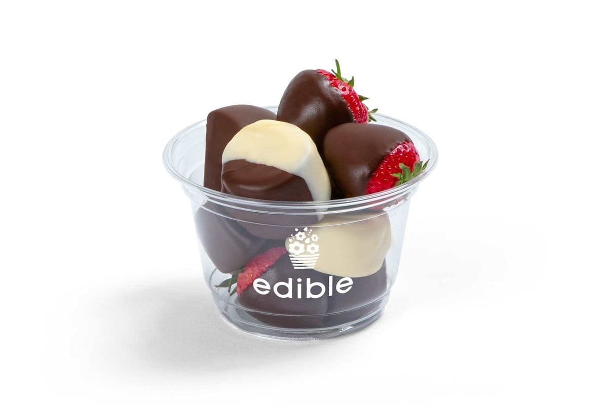 Coupe de fruits enrobés variés Edible / Edible Mixed Dipped Fruit Cup