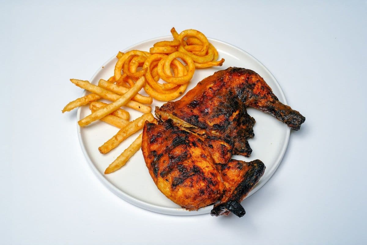 Half Chicken with 2 sides