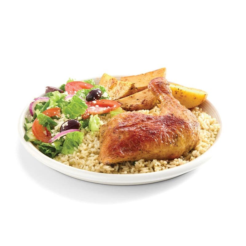 Chicken Leg Plate / Assiette Cuisse de Poulet
