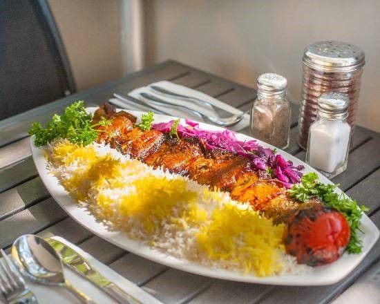 Grilled Chicken Kebab Platter (White Meat)