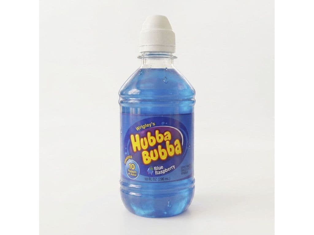 Hubba Bubba Drink Blue Raspberry 296ml Non-Carbonated Beverage