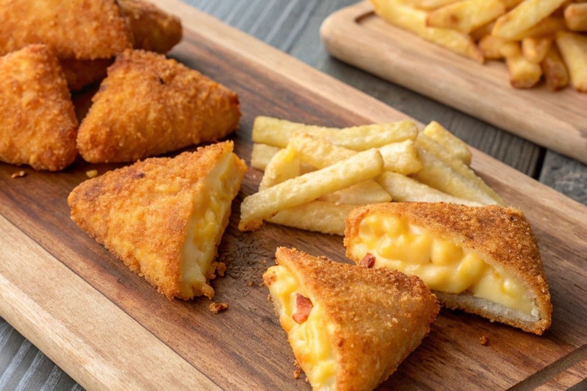 Bouchées Mac&Cheese Bites & fries, frites