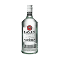Bacardi Superior White Rum (1 Bottle x 1750 mL)