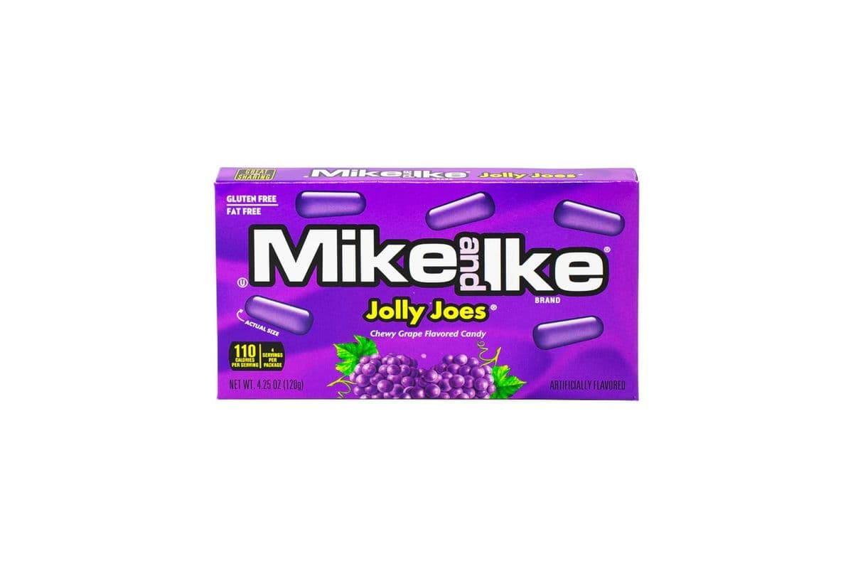 Mike and Ike Jolly Joes (grape) (120g) (110 Cal)