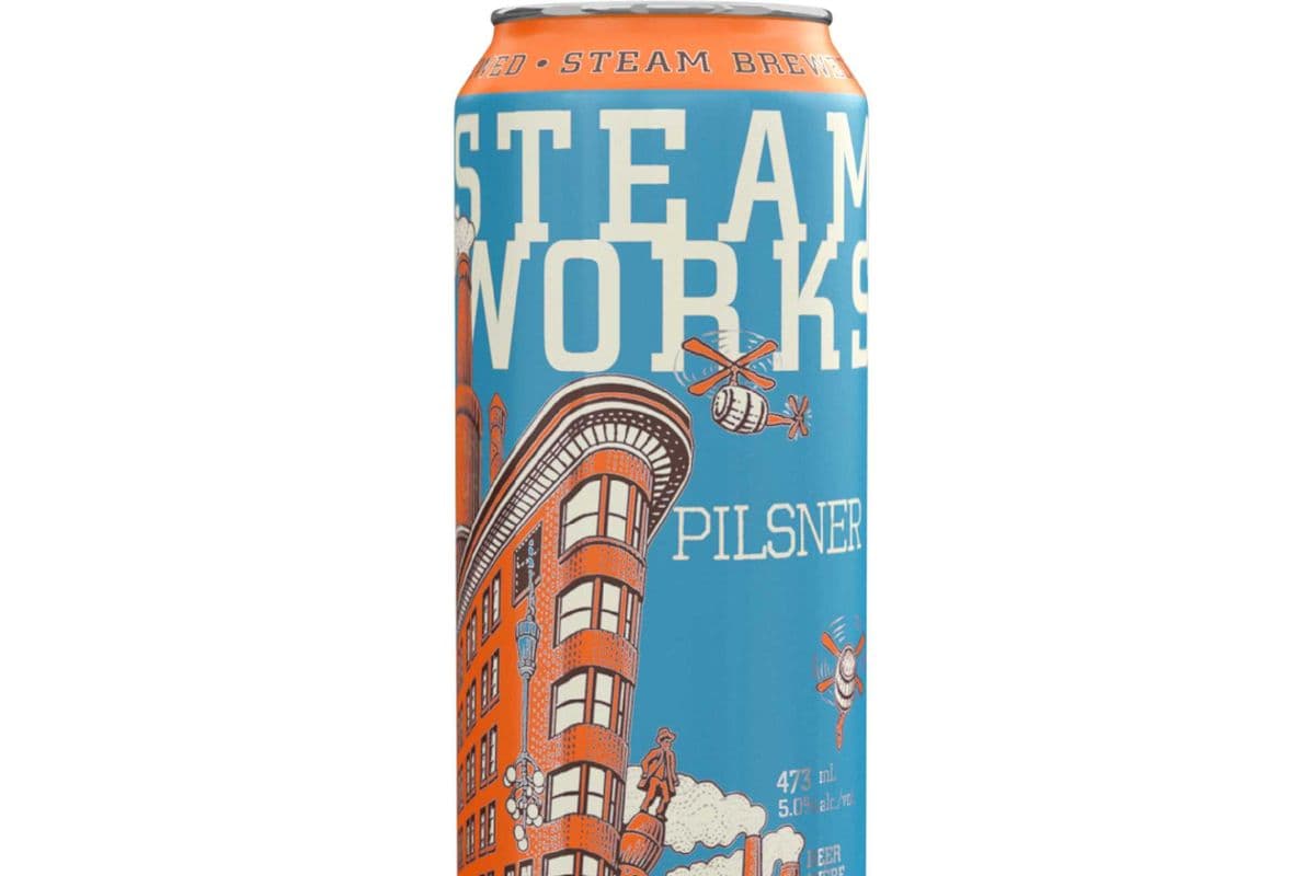 Steamworks Pilsner, Single Can (1 x 473ml)