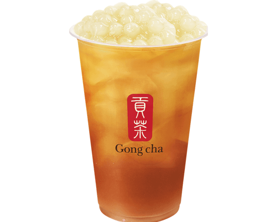 Lychee Oolong Tea with Lychee Kanten Jelly