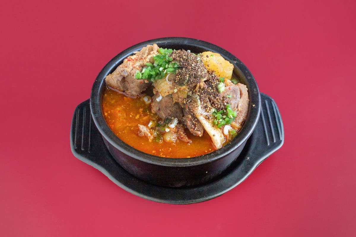 1. Pork Bone Soup (KamJa Tang)