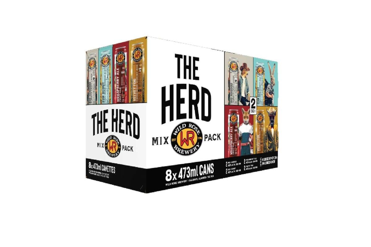Wild Rose Brewery the Herd Mix 8 Cans (8 x 473ml)