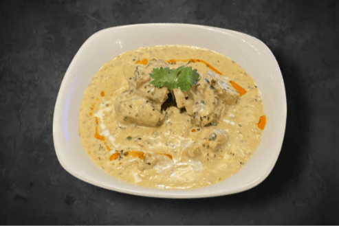 Kali Mirch Chicken with Naan Bread