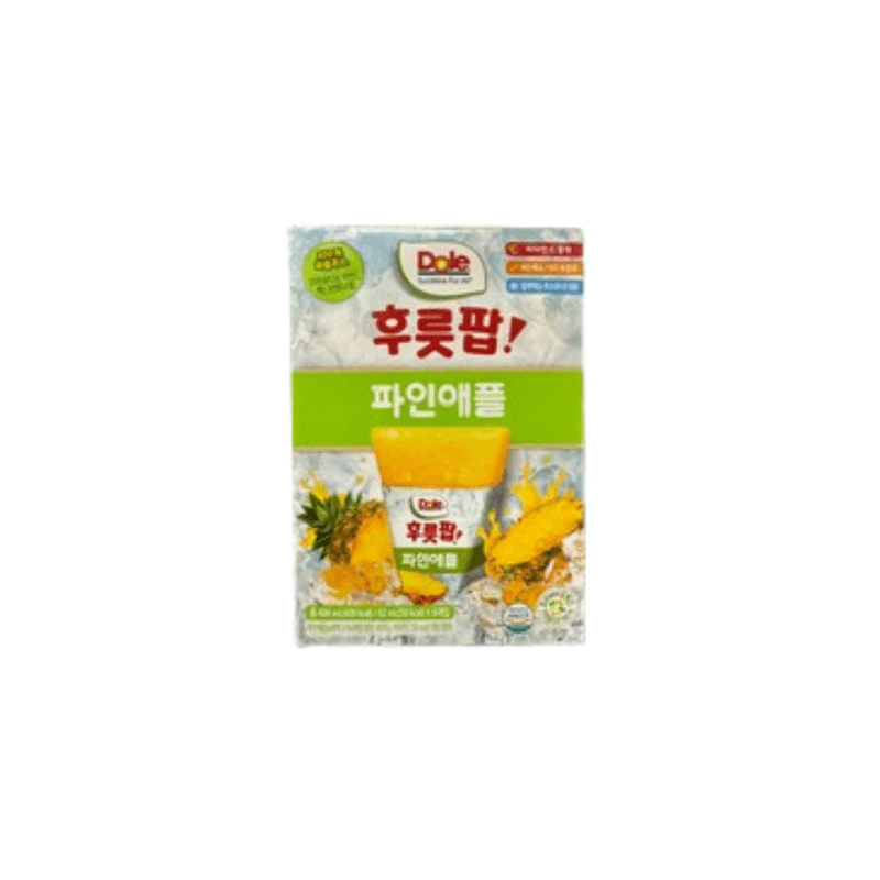 Pineapple Dole Ice Pop 8 Pack - Korea (496ml)