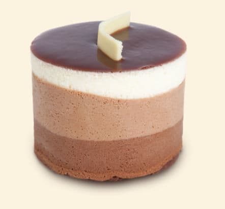 High-End Triple Chocolate Mousse Cake (1 Slice)