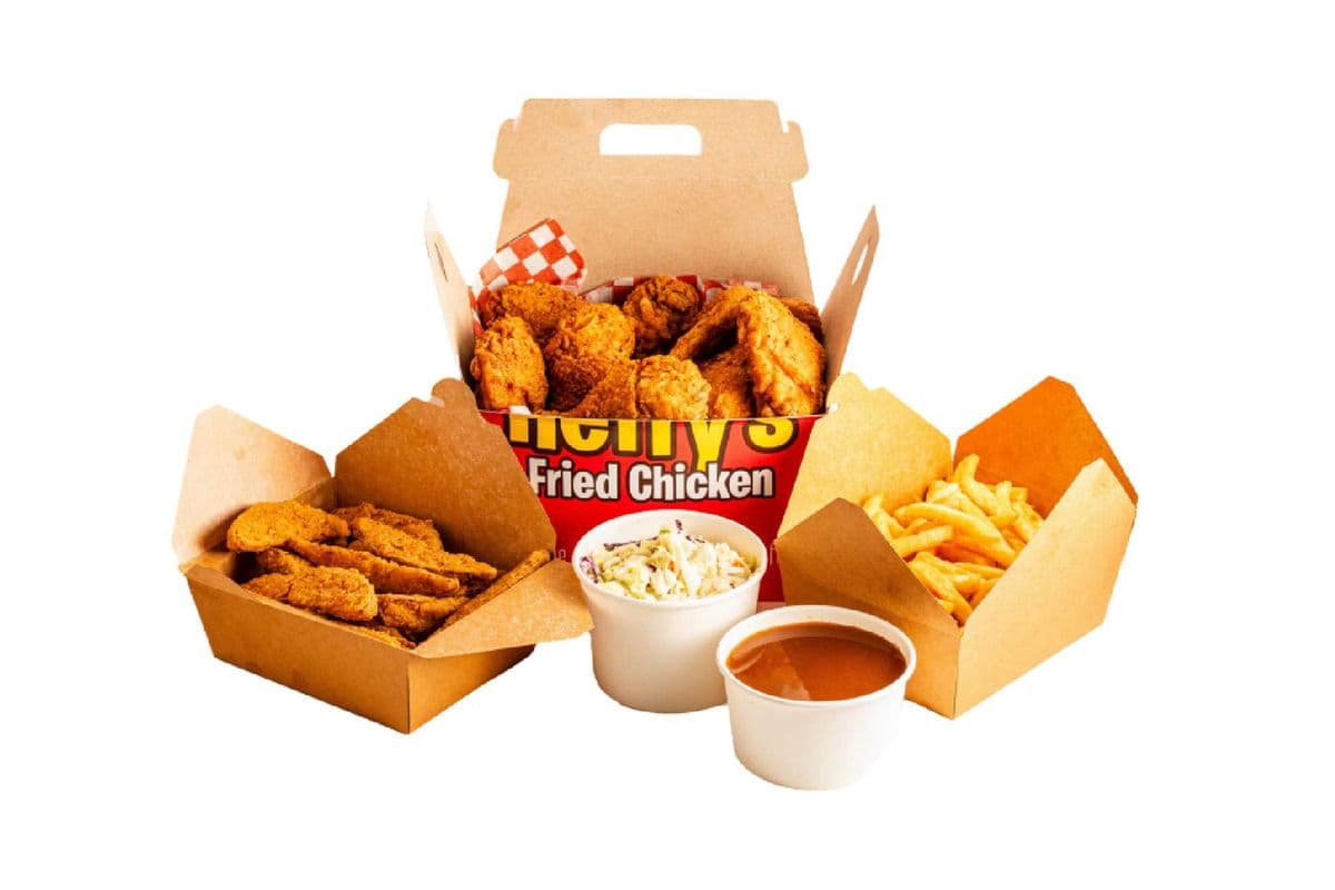 18 pc Fried Chicken Family Meal with Large Gravy+ 3 Large Sides