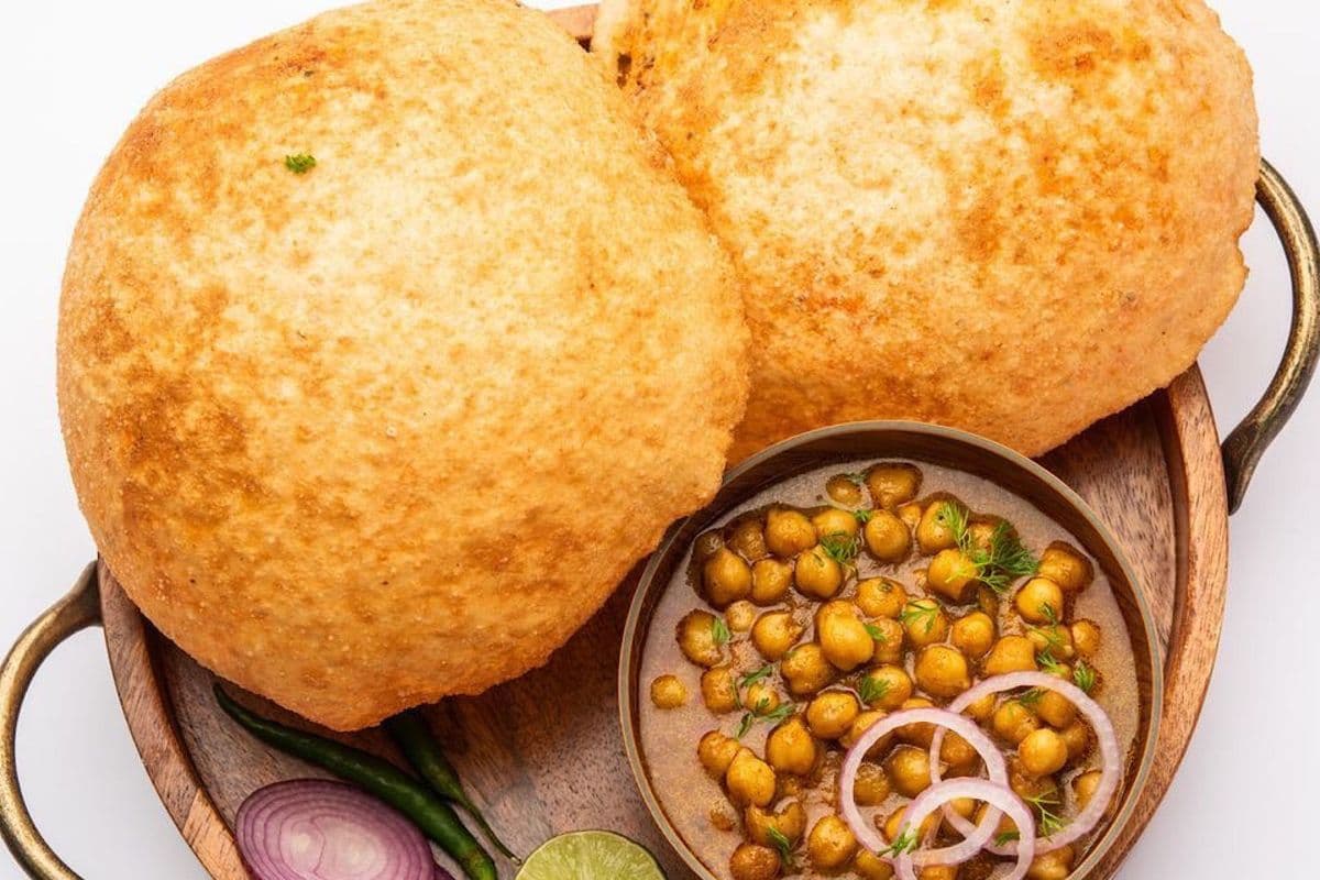 Chole Bhature Delhi Style