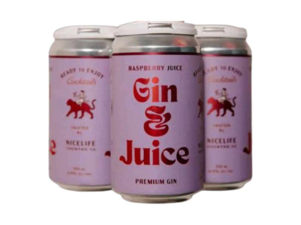 Nicelife - Gin & Juice Raspberry 4pk