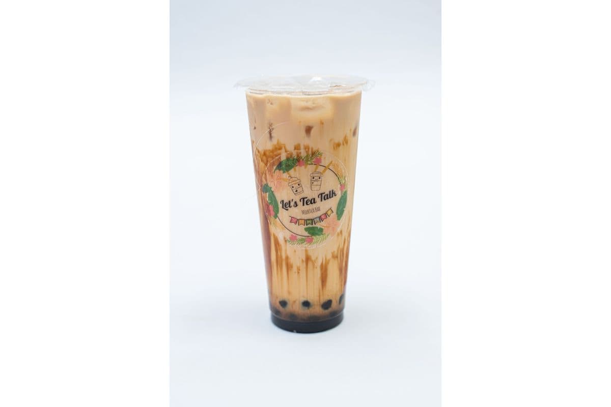 Brown Sugar Boba Milk with Foam