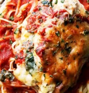 Day & Night Brie and Apple Stuffed Chicken