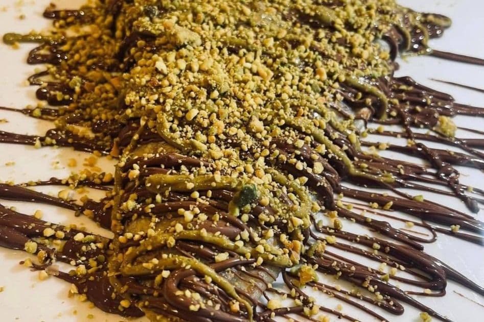 Crêpe Pistachio