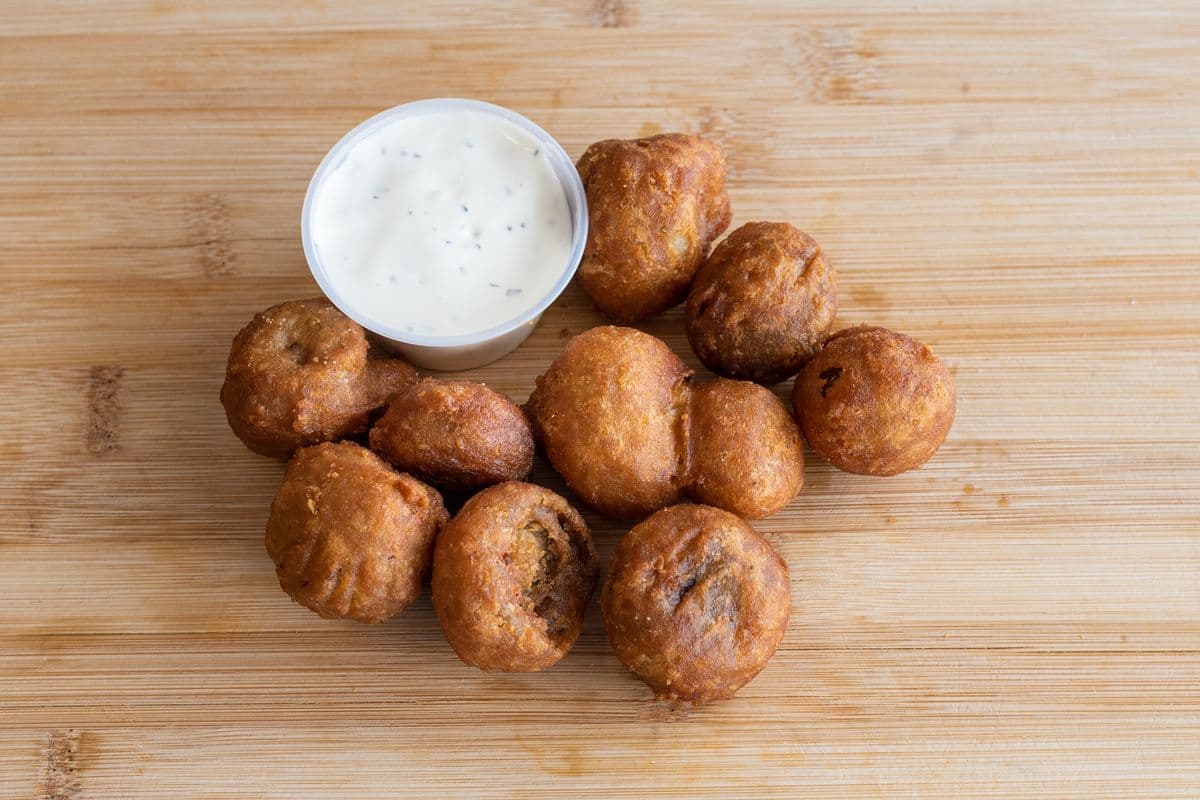 Mushroom Caps with Ranch
