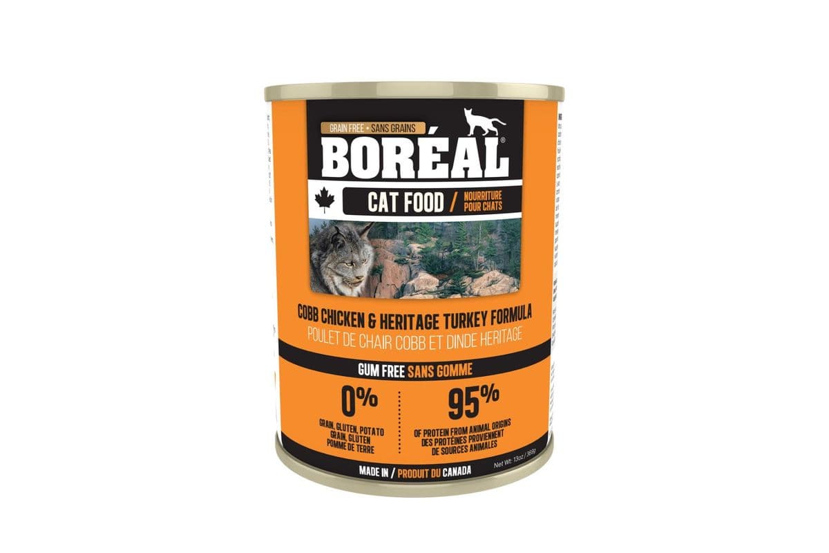 Boreal Cobb Chicken & Heritage Turkey Grain-Free Wet Cat Food Can (369 g)