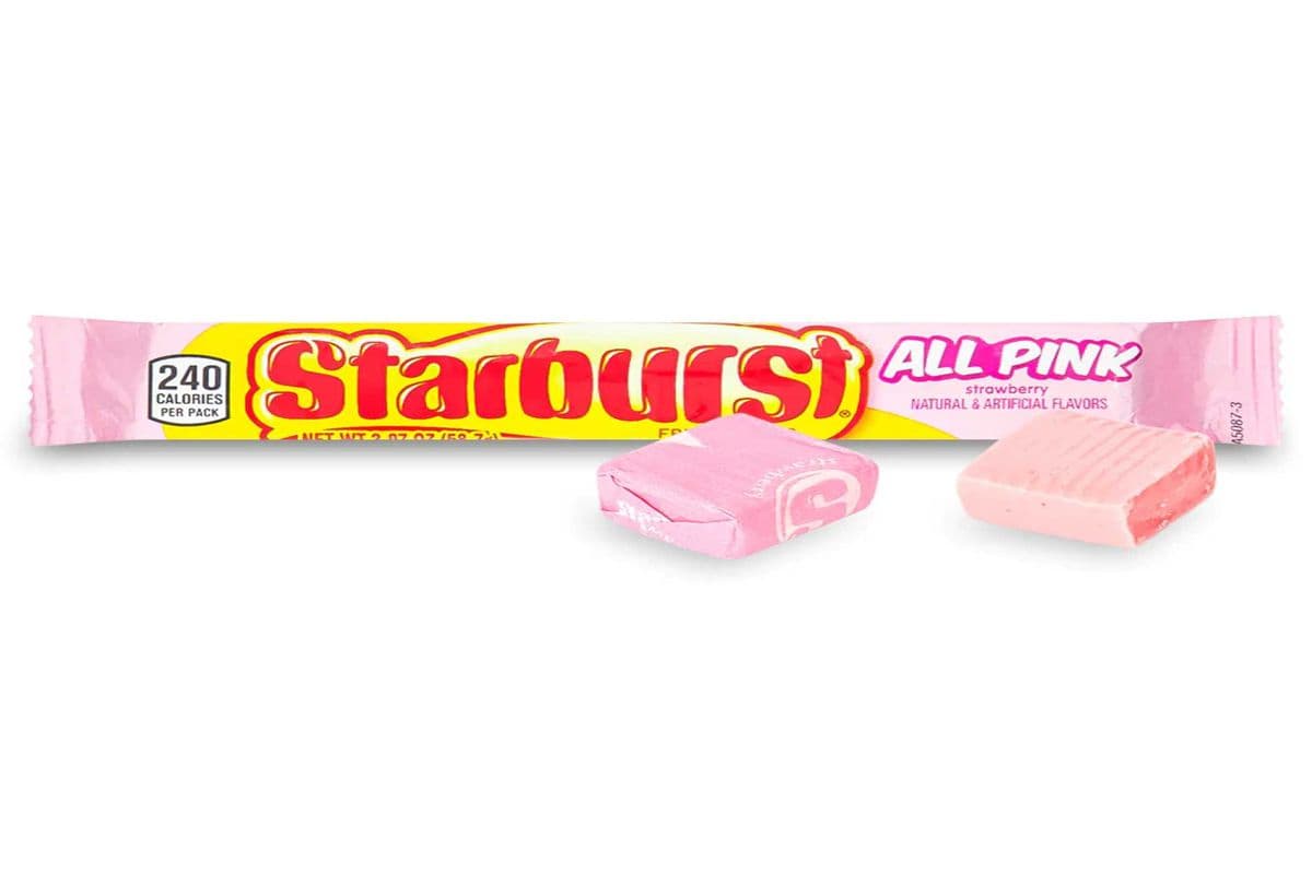 Starburst Fruit Chews All Pink Strawberry (58.7 g)
