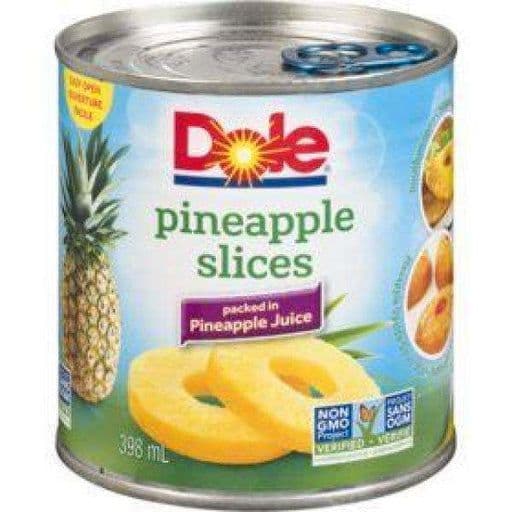 Dole Pineapple Slice in Juice 398ml