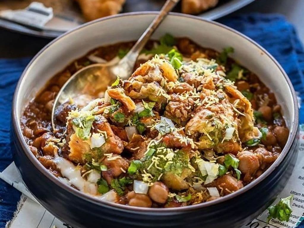 Samosa Channa Chat