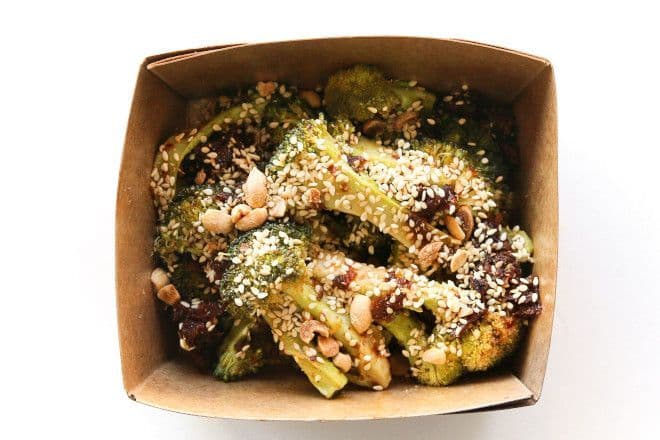 Roast Broccoli and Mushroom XO