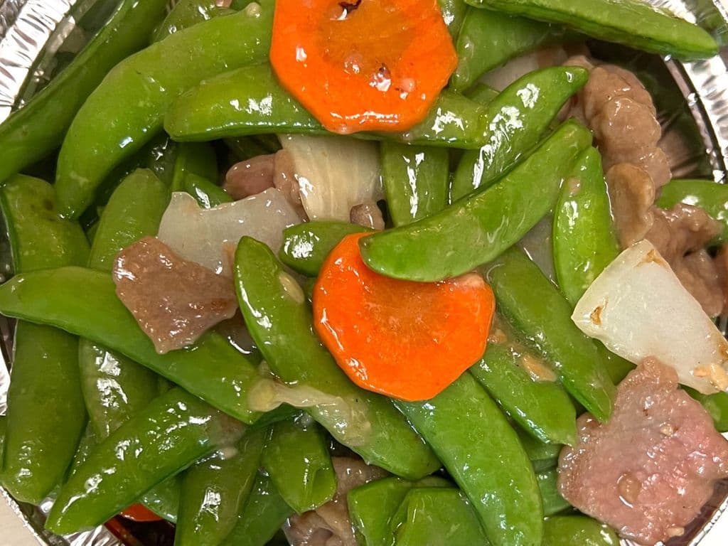 Tender Beef W/ Pea Pods - OO