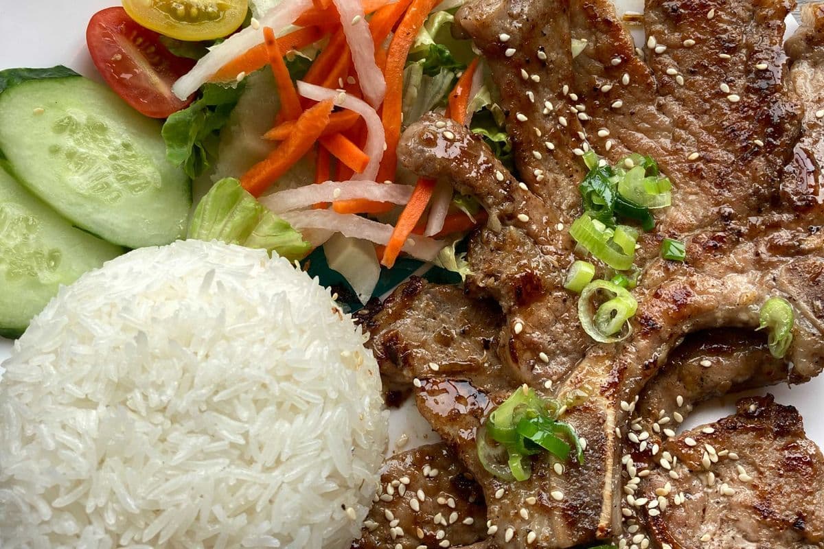 61. GRILLED PORK CHOPS