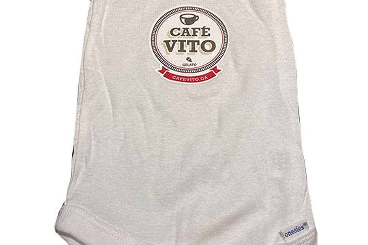 Onesies Bodysuit avec logo cafevito / Onesies Bodysuit with cafevito logo