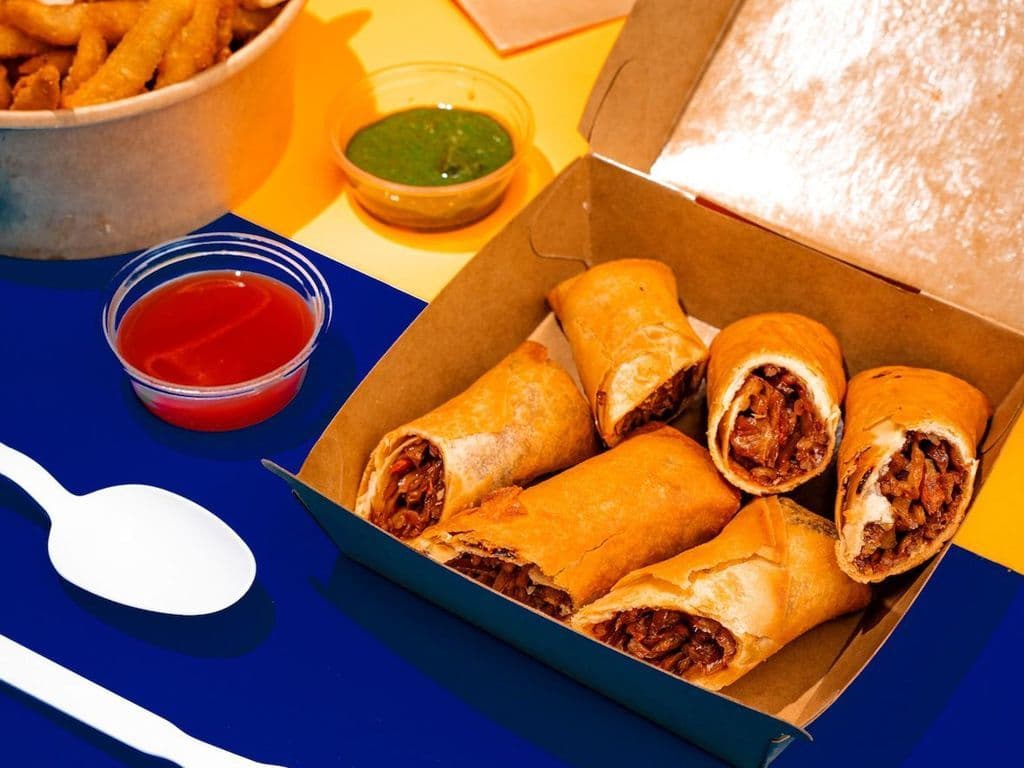 Veg Noodle Spring Rolls
