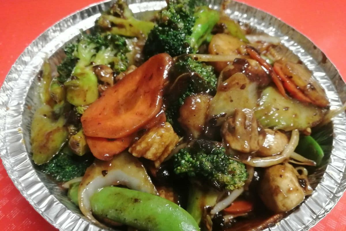 V21. Mixed Vegetables in Black Bean Sauce