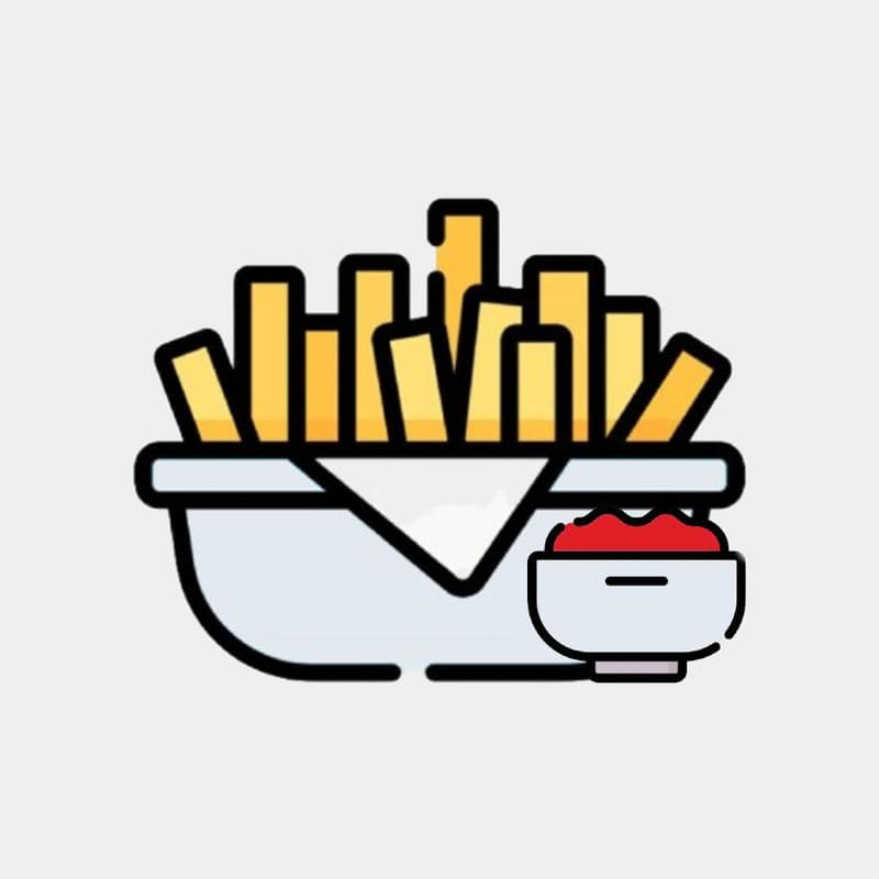 Patates frites avec sauce / French Fries with Sauce