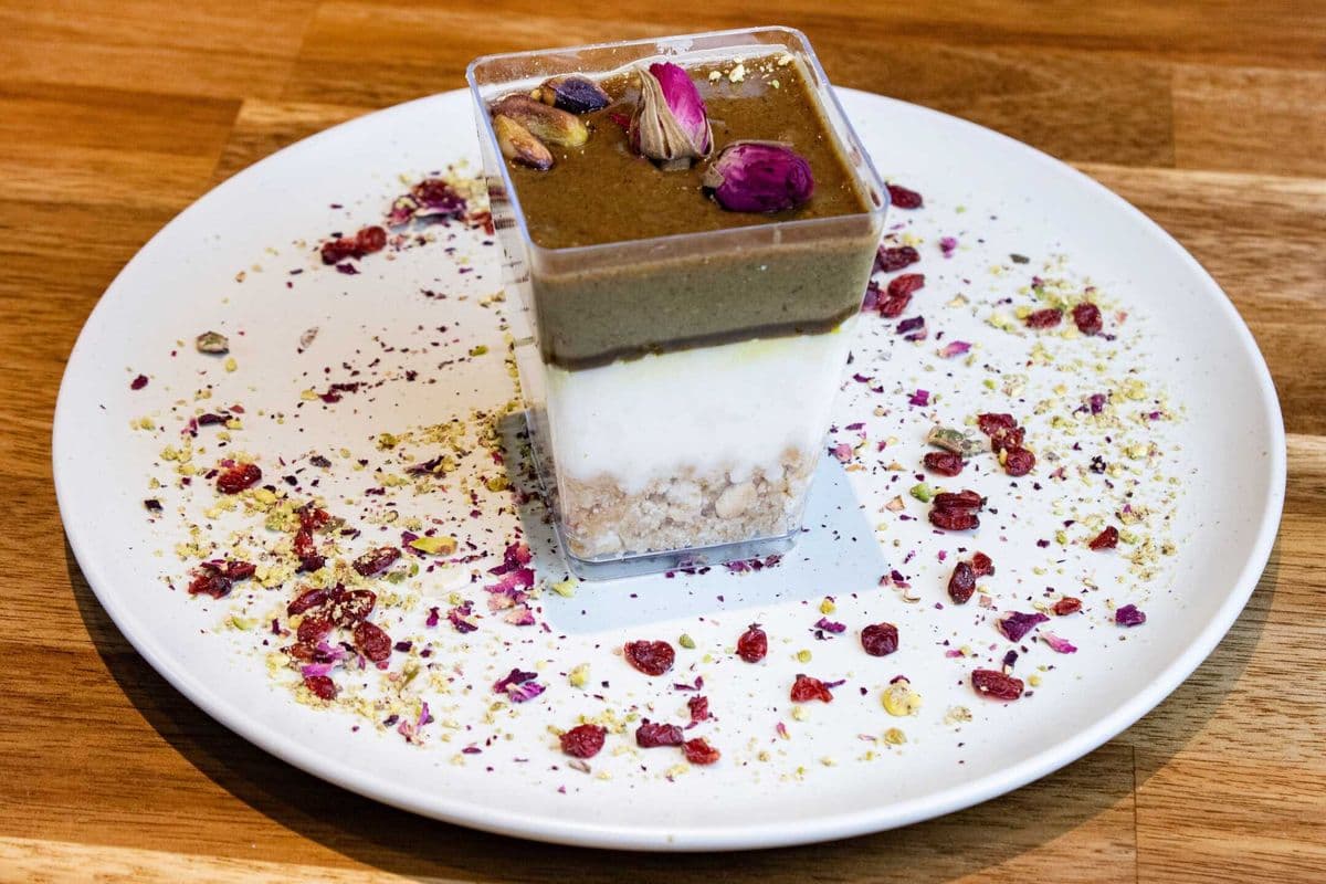 Dubai Cheesecake (Pistachio and Kunafa)