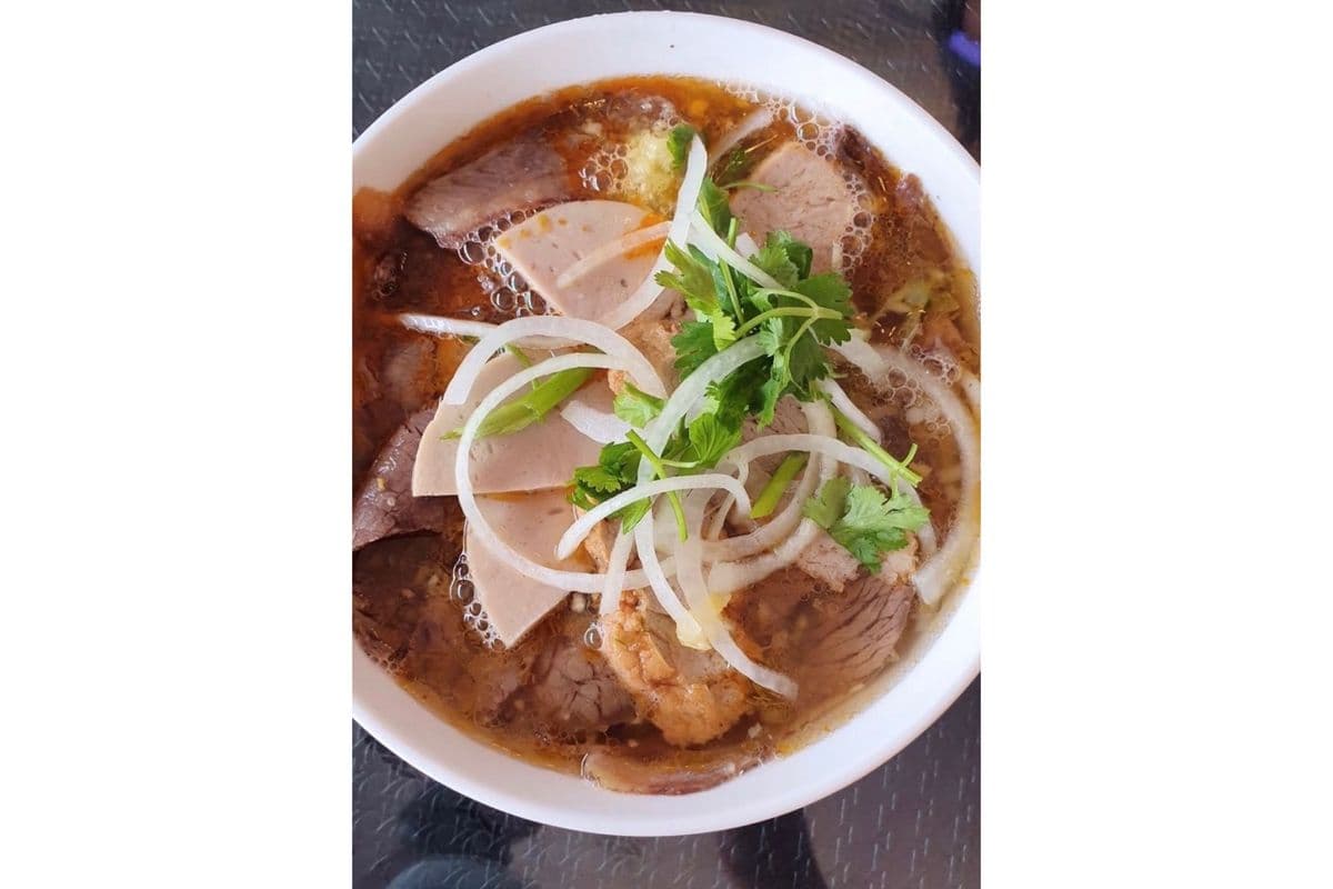 39. Beef and Hue Ham with Special Spicy Noodle Soup - Bun Bo Hue