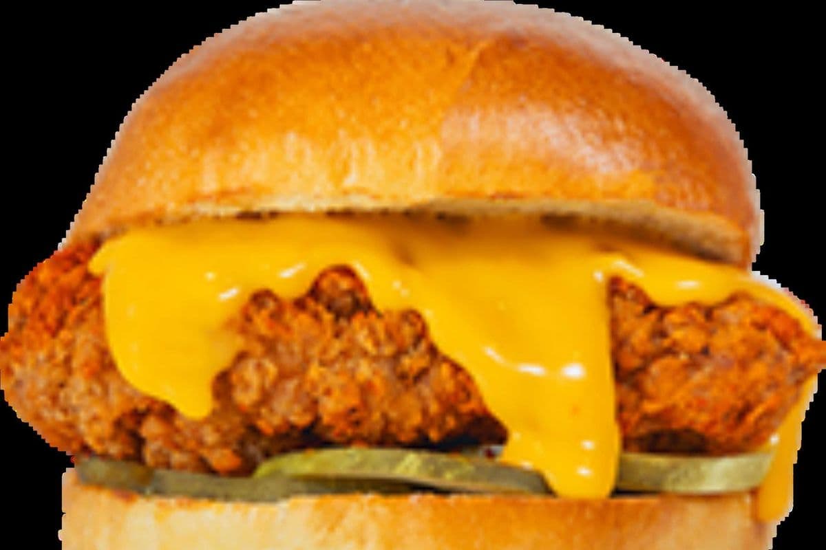 Cheesy Nashville Chicken Burger