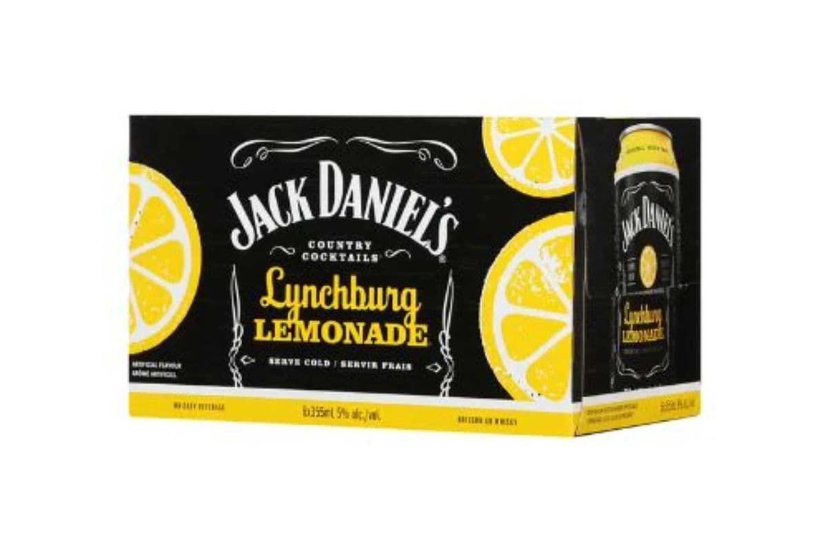 Jack Daniel's Country Cocktails Lynchburg Lemonade (6 x 355 ml Cans)