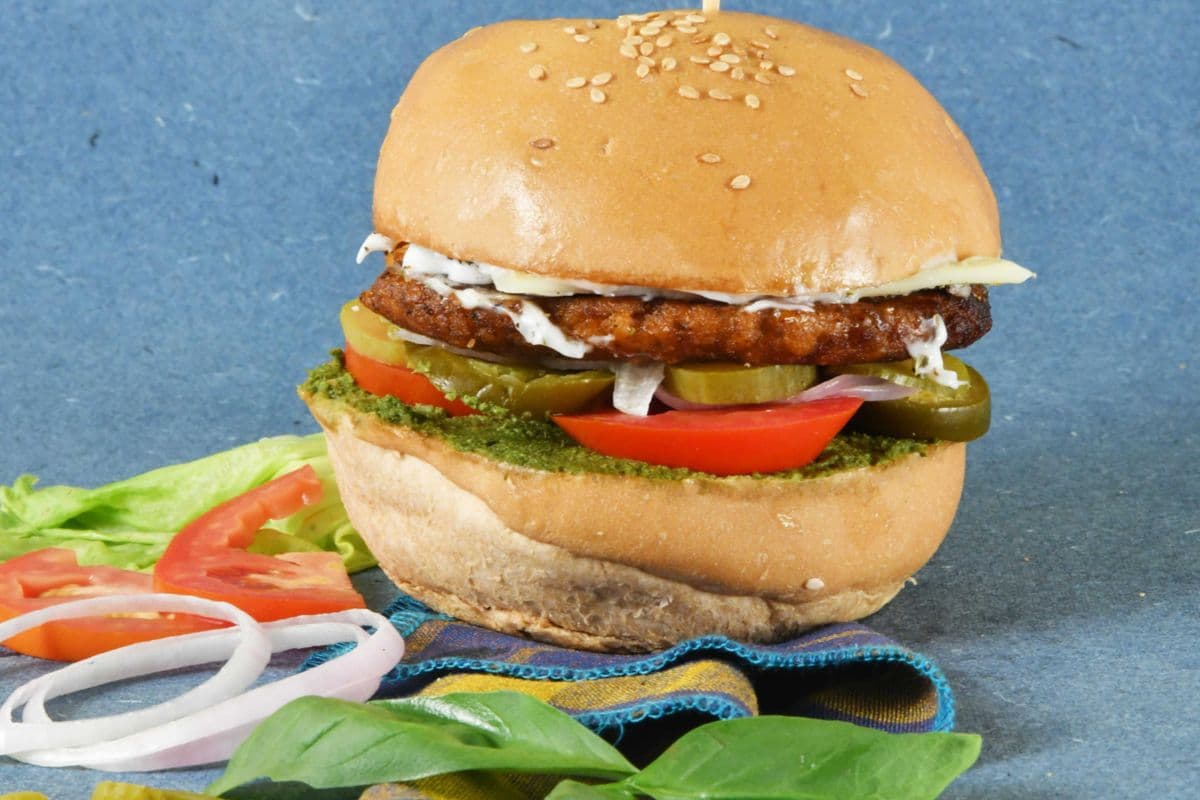Basil Garlic Burger