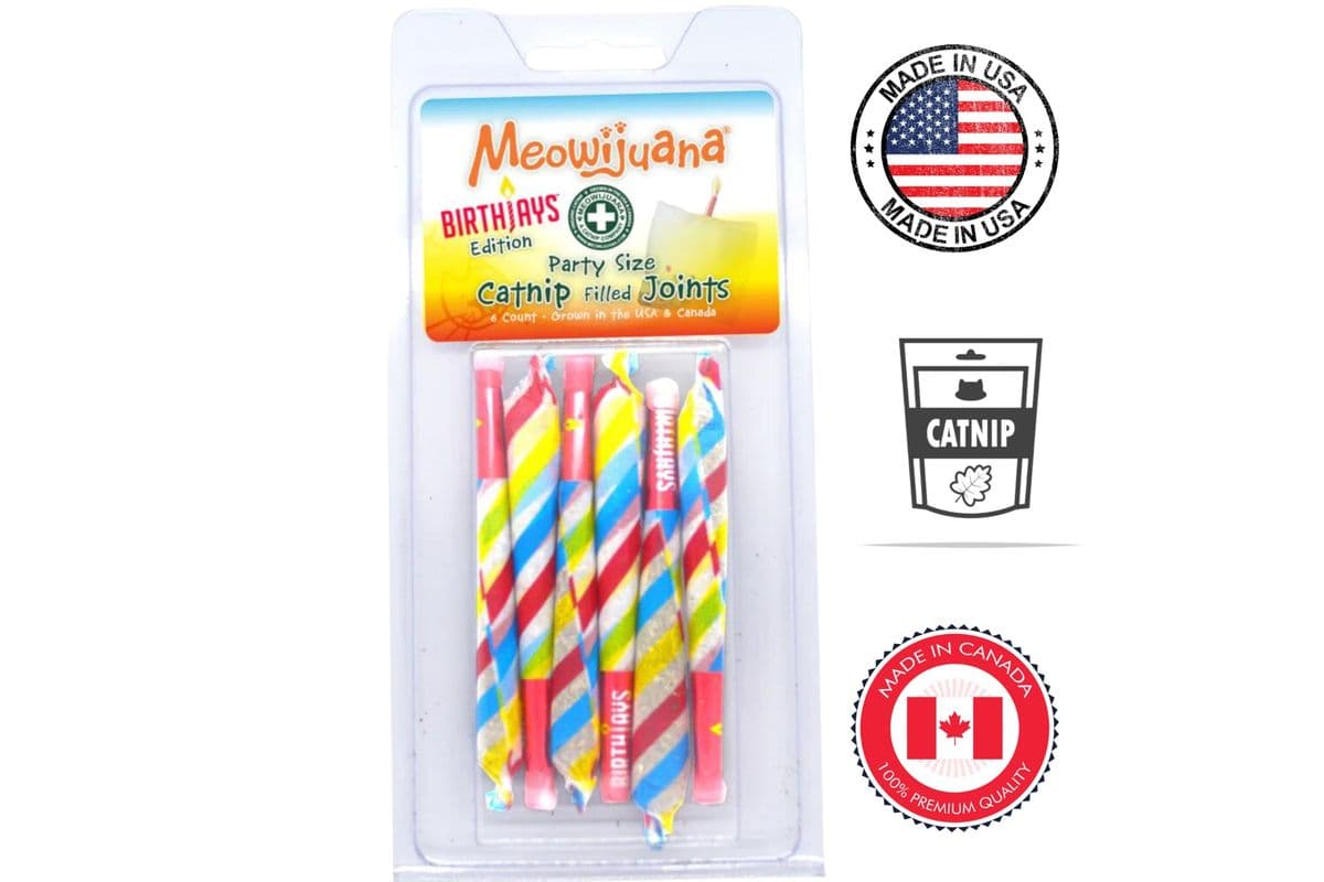 Meowijuana - Birthday Catnip Filled Joints