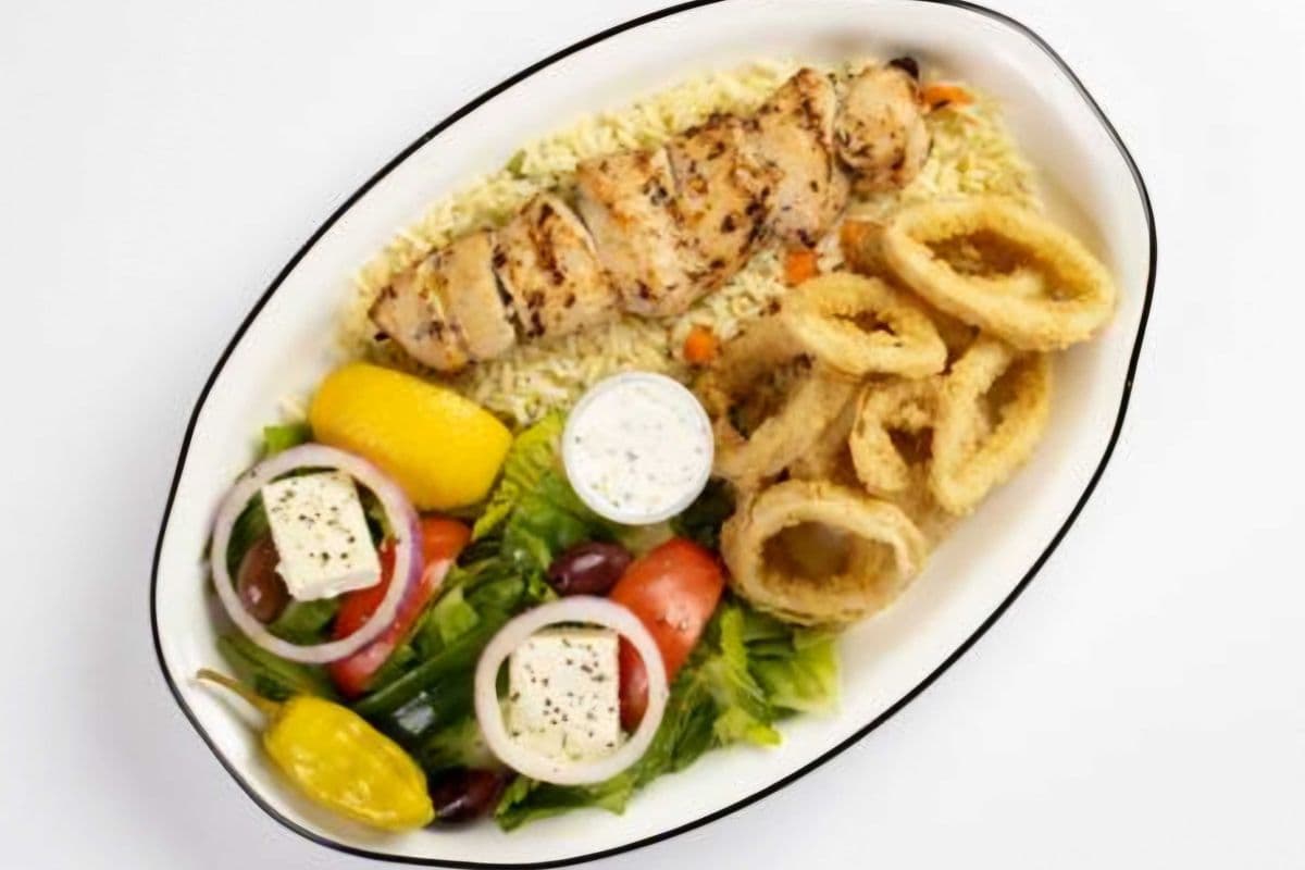 Souvlaki and Calamari