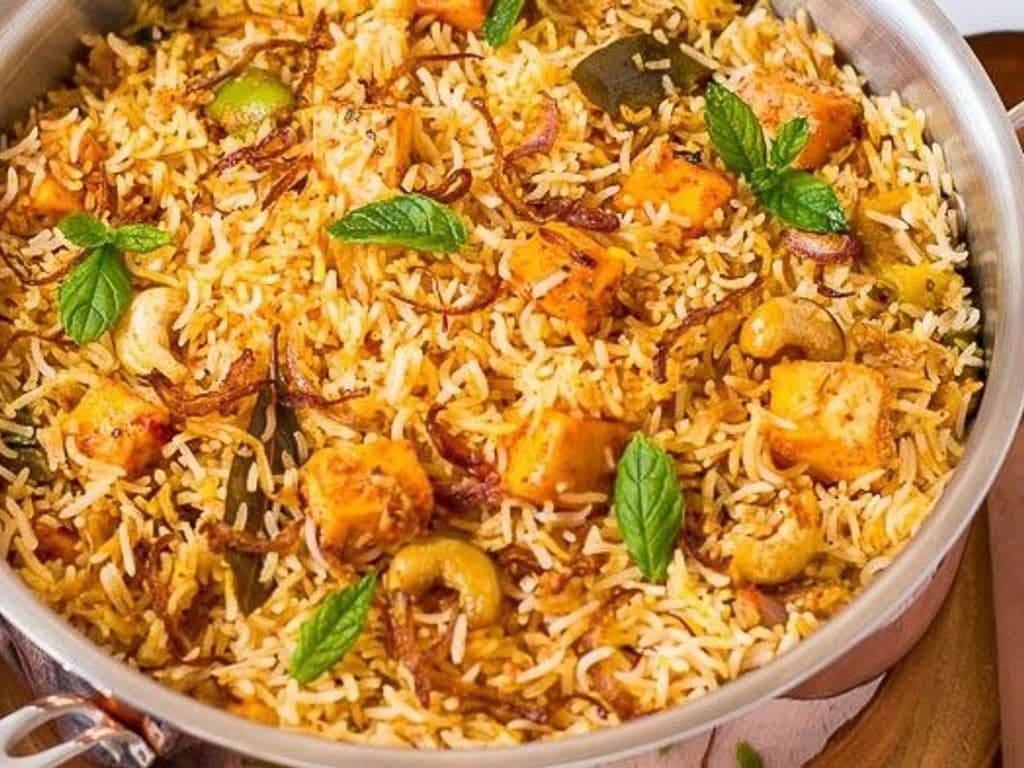 Paneer Tikka Biryani Bucket