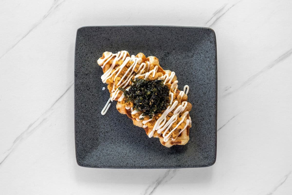 Pork Floss and Seaweed Croffle