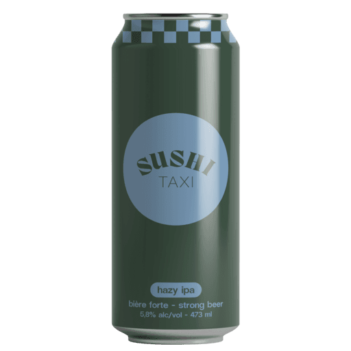 Bière Sushi Taxi - Hazy IPA / Sushi Taxi Beer - Hazy IPA