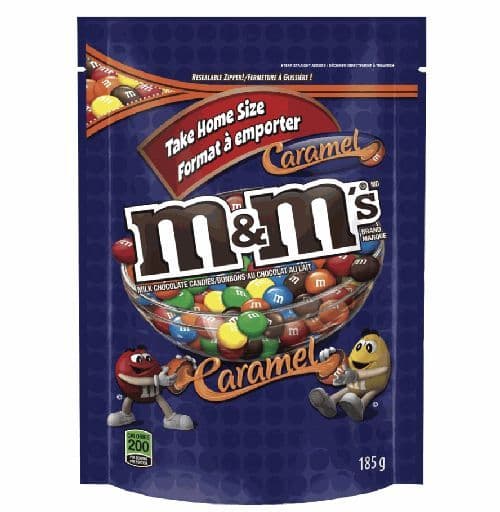 M&Ms Milk Caramel Stand-Up Pouch 195g