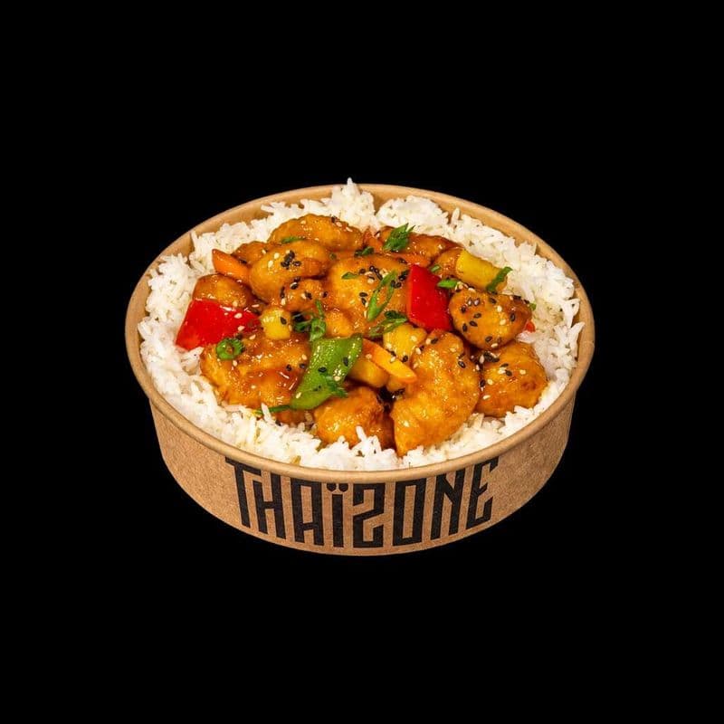 Poulet Tao à l’orange / Orange Chicken Tao / Pollo General Tao a la naranja