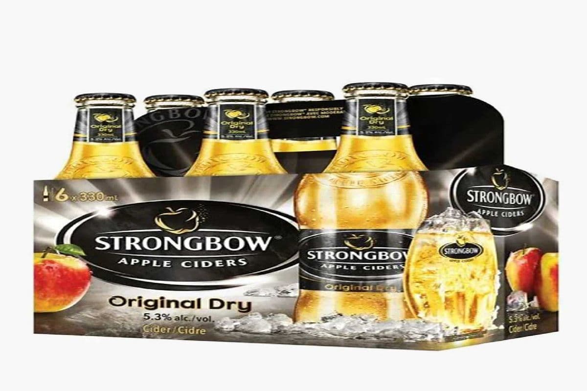 Strongbow Original Dry Cider, Apple (6 x 330ml)