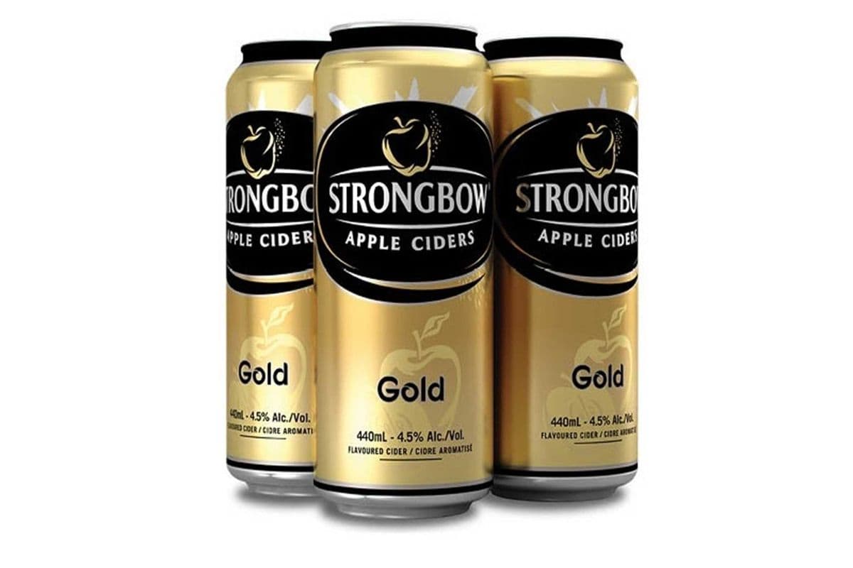 STRONGBOW GOLD CIDER 4 CANS (4 x 500 ML)