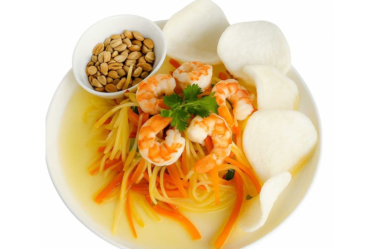 A09. Salade Mixte Aux Crevettes | Mixed Shrimp Salad | Salad Trộn Tôm